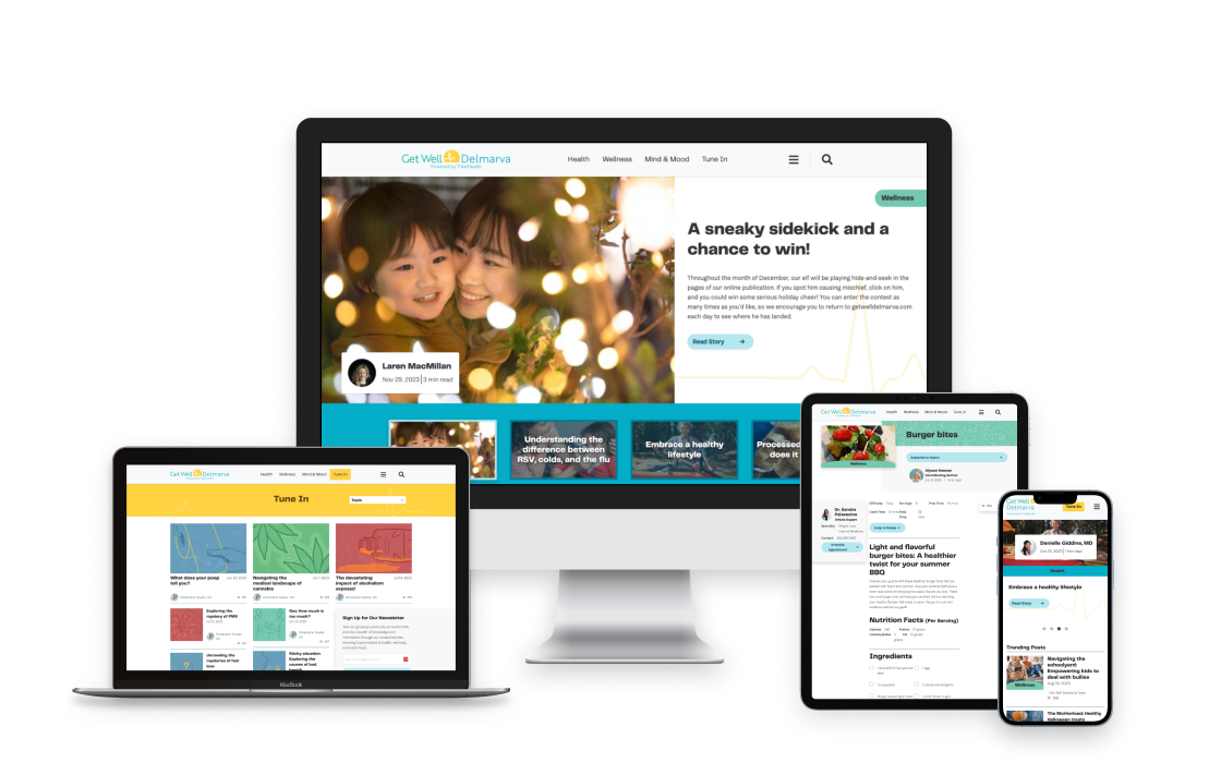 Get Well Delmarva Web Design and Development 